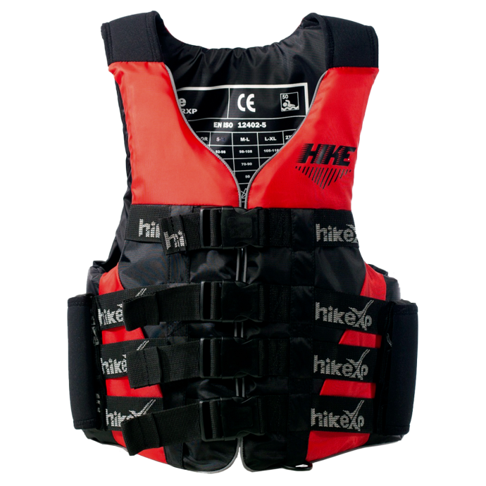 Спасательный жилет красный с ручками hikeXp RXP Ultimate Black/Red - Артикул 100254  - Фото 13