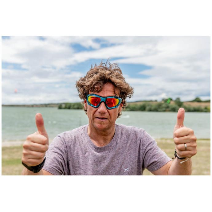 Очки Ocean Australia Transparent Blue / Revo Orange Polirized Lens (STD) - 065442- Blue / Revo Orange Polirized - Цвет Голубой - Фото 4