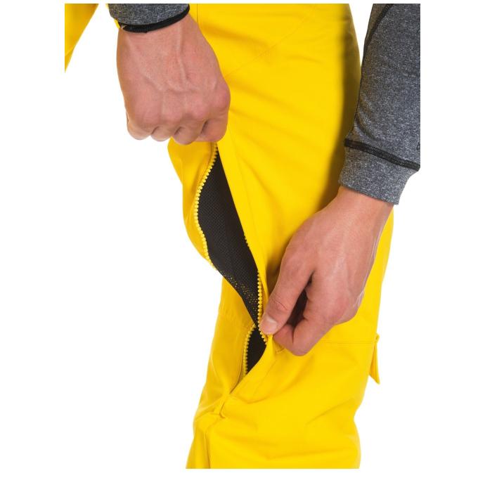 Сноубордические брюки MEATFLY «GHOST PANTS»  - GHOST2-SUPER LEMON - Цвет Желтый - Фото 4