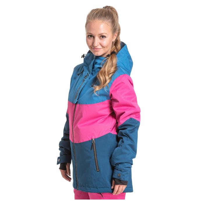 Сноубордическая куртка MEATFLY «KIRSTEN PREMIUM»  - KIRSTEN PREMIUM-BLUE - Цвет Синий - Фото 3