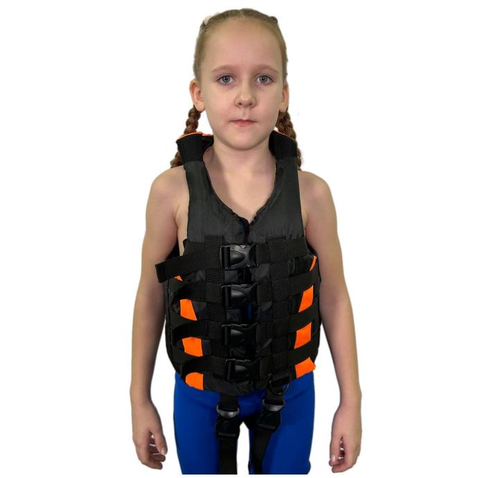 Спасательный жилет оранжевый подростковый hikeXp Universal Black\Orange Junior - 100067 - Цвет Оранжевый - Фото 11