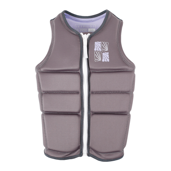 Спасательный жилет неопрен детский Jetpilot X1 GIRLS ECO VEST - 250430-CHARCOAL - Цвет серо-розовый - Фото 1
