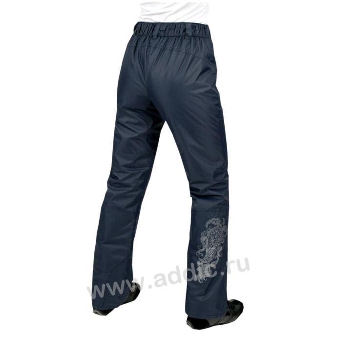 Брюки женские утепленные из плащевой ткани (28L-3X-390) - 28L-3X-390 темно-серый - Цвет темно-серый - Фото 2