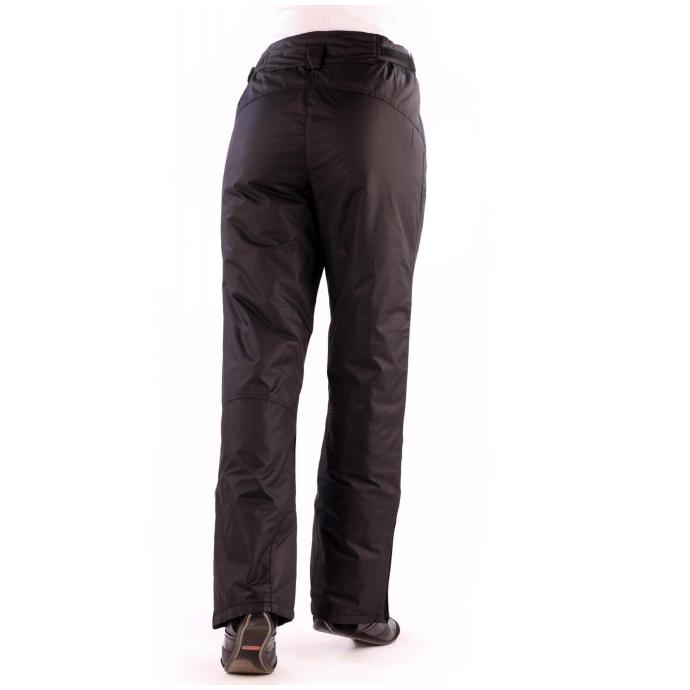 Брюки утепленные женские из плащевой ткани (28L-4X-480) - 28L-4X-480 Черный - Цвет Черный - Фото 2