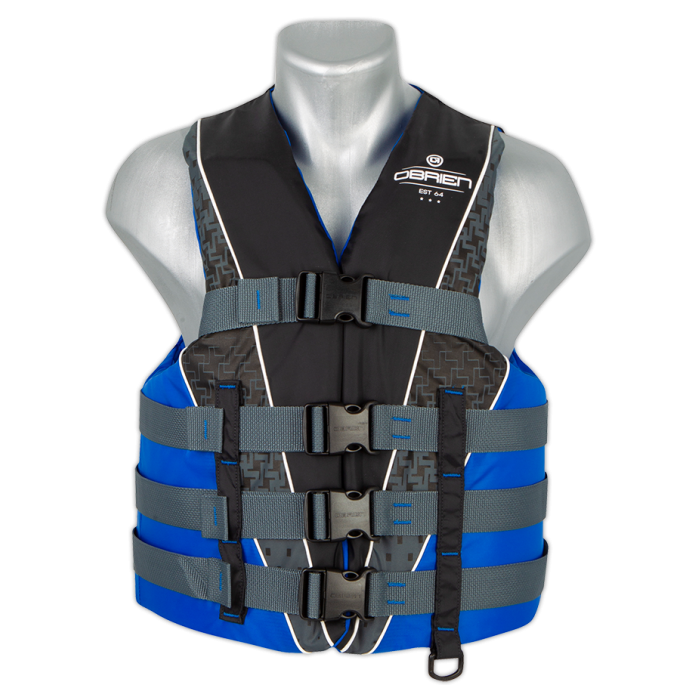 Спасательный жилет нейлон мужской O'Brien 4-BUCK PRO MENS BLUE S24  - Артикул 211180 - Фото 2