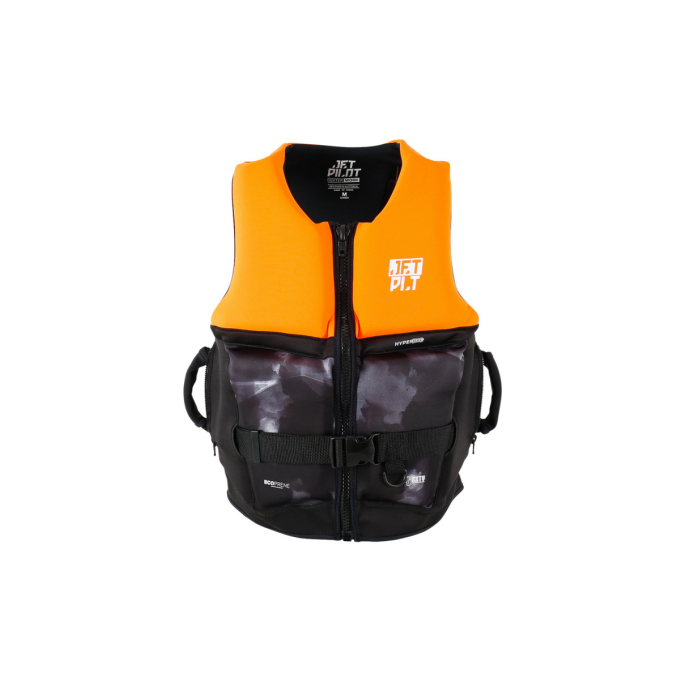 Спасательный жилет для гидроцикла неопр муж  Jetpilot 3SXTY HYPERFLEX S-GRIP ECO - 250320-CHAR/ORG - Цвет Черный - Фото 1