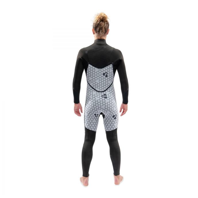 Гидрокостюм Dakine Mens Mission C/Z Full Suit 4/3 Ink Blue Port - DK01M43MZC2 - Цвет Синий - Фото 6