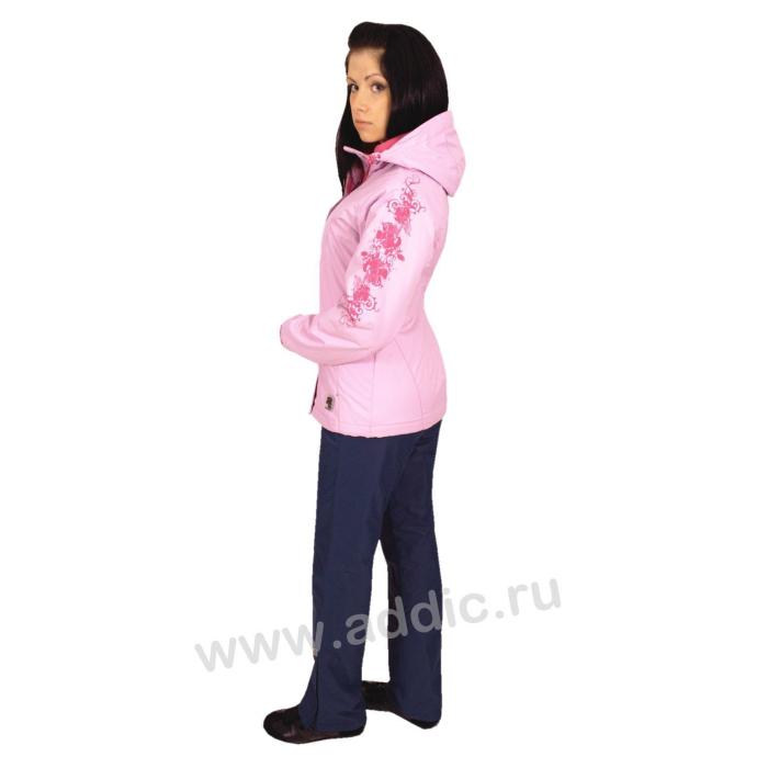 Куртка женская на флисе (66L-3X-387) - 66L-3X-387 Розовый - Цвет Розовый - Фото 3