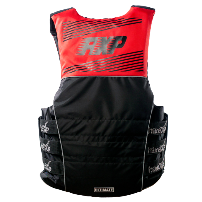 Спасательный жилет красный с ручками hikeXp RXP Ultimate Black/Red - Артикул 100254  - Фото 12