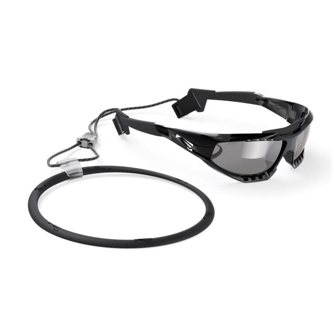 Спортивные очки LiP Surge / Gloss Black - Black / PC Polarized / Levanté Series Chroma Smoke - 762747-Chroma Smoke - Цвет Серебристый - Фото 3