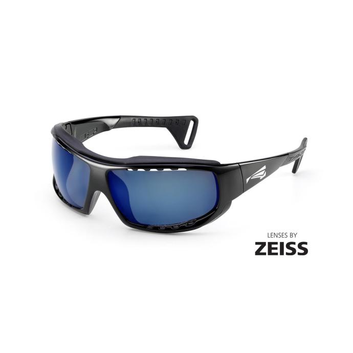 Спортивные очки LiP Typhoon / Gloss Black -Black / Zeiss / PA Polarized / Gun Blue Lens (STD) - 762305-Gun Blue Lens - Цвет Синий - Фото 1