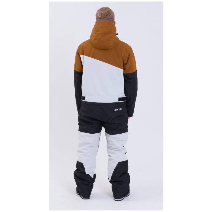 МУЖСКОЙ СНОУБОРДИЧЕСКИЙ КОМБИНЕЗОН RUNNING SPORT - 8892-brown - Цвет Коричневый - Фото 9