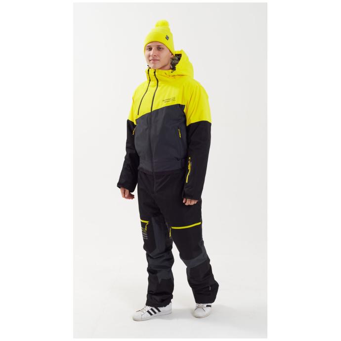 МУЖСКОЙ СНОУБОРДИЧЕСКИЙ КОМБИНЕЗОН RUNNING SPORT - 8892-grey - Цвет Серый - Фото 8