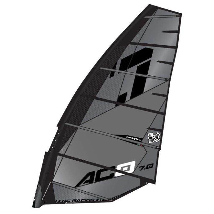 Парус для виндсерфинга POINT-7 "AC 0" SLALOM (безкамберный) - Артикул AC 0 grey - Фото 1