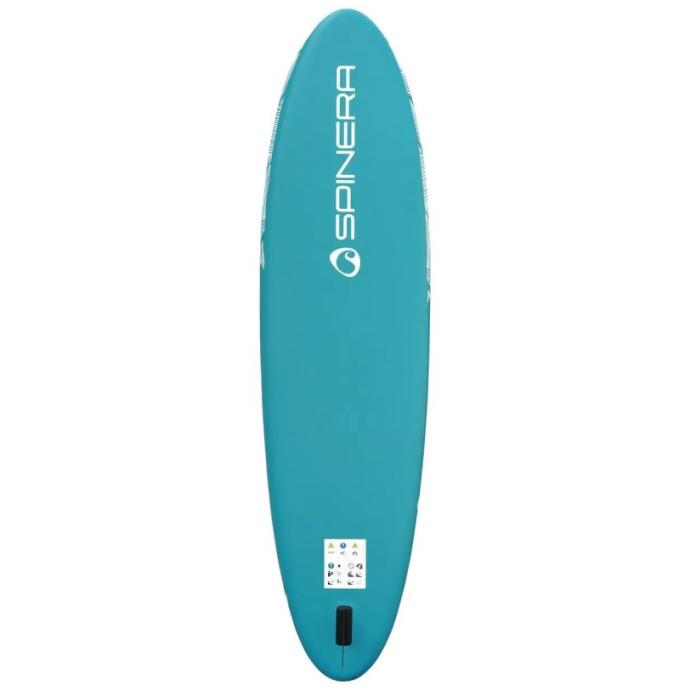 SUP-доска надувная с веслом универсальная Spinera Let's Paddle 11'2" Teal HDDS S24 - Артикул 21113 - Фото 4