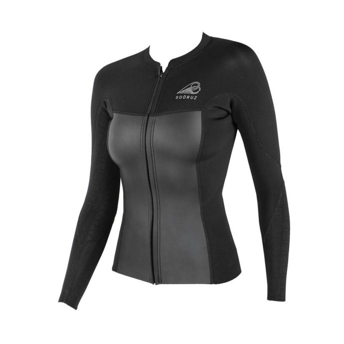 НЕОПРЕНОВАЯ КУРТКА ЖЕНСК. SOORUZ «DIVINE ZIP»  2 ММ - E24 WW21TZLSDIVBK- BLACK - Цвет Черный - Фото 1