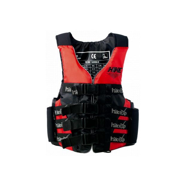 Спасательный жилет красный с ручками hikeXp RXP Ultimate Black/Red - Аритикул 100254 -Black/Red-M/L - Фото 1