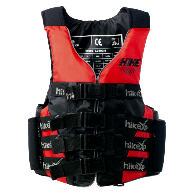 Спасательный жилет красный с ручками hikeXp RXP Ultimate Black/Red - Аритикул 100254 -Black/Red-M/L - Фото 2