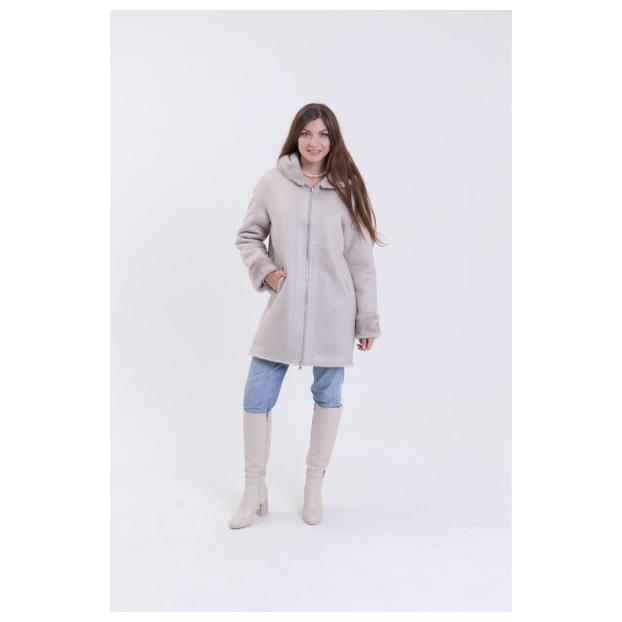 Шуба женская двусторонняя VITIA  - Аритикул A1528-5-3XL - Фото 19