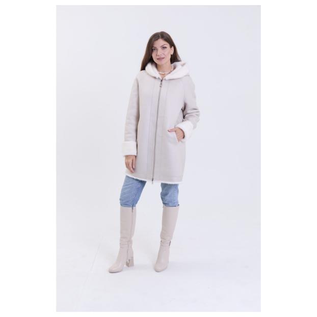 Шуба женская двусторонняя VITIA  - Аритикул A1528-5-3XL - Фото 38