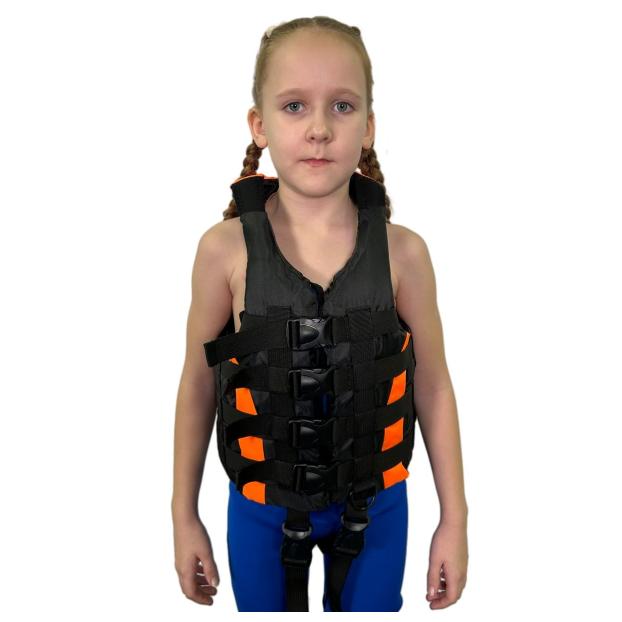 Спасательный жилет оранжевый подростковый hikeXp Universal Black\Orange Junior - Аритикул 100067-JUNIOR - Фото 11