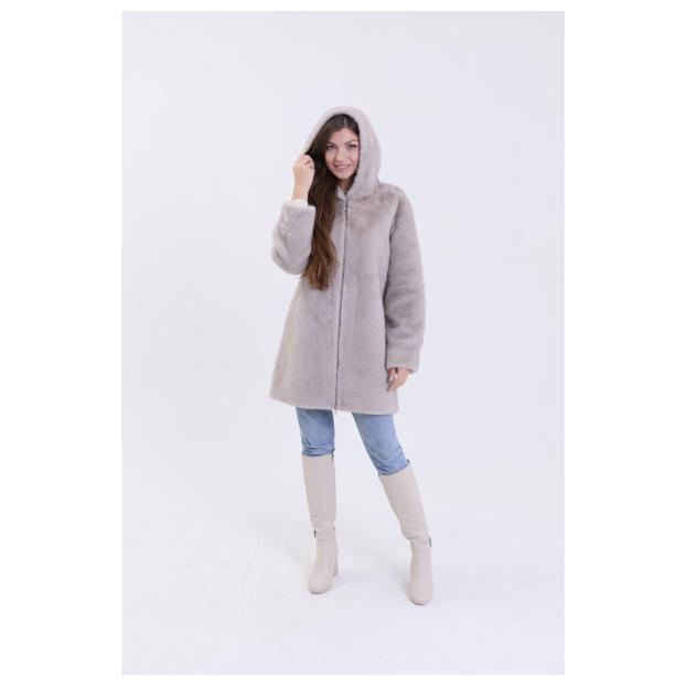 Шуба женская двусторонняя VITIA  - Аритикул A1528-5-3XL - Фото 20