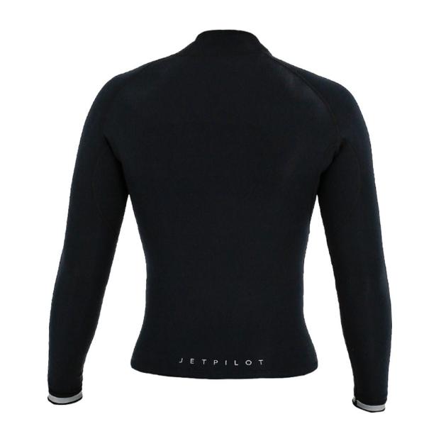 Гидрокуртка мужская Jetpilot Flight 2X2 LS FZ Jacket black S24 - Аритикул 221290-XXL - Фото 2