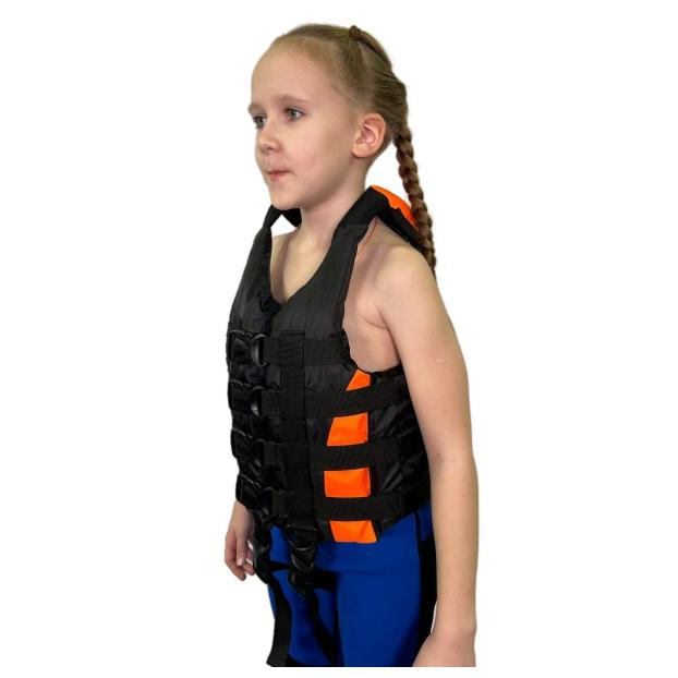 Спасательный жилет оранжевый подростковый hikeXp Universal Black\Orange Junior - Аритикул 100067-JUNIOR - Фото 12