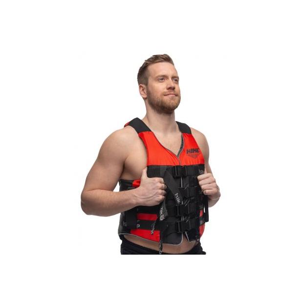 Спасательный жилет красный с ручками hikeXp RXP Ultimate Black/Red - Аритикул 100254 -Black/Red-M/L - Фото 4