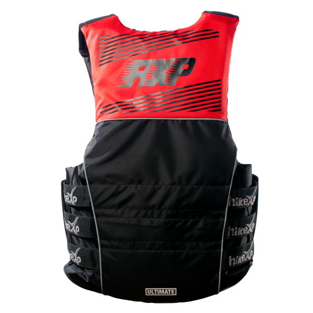 Спасательный жилет красный с ручками hikeXp RXP Ultimate Black/Red - Аритикул 100254 -Black/Red-M/L - Фото 9