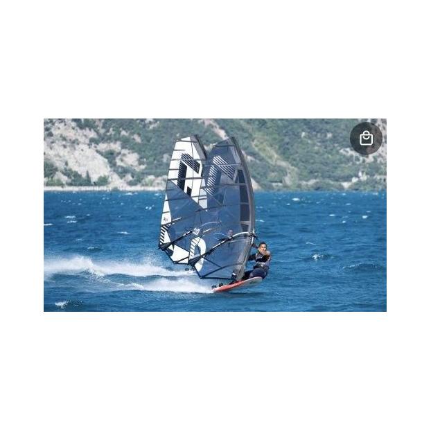 Парус для виндсерфинга POINT-7 "AC 0" SLALOM (безкамберный) - Аритикул AC 0 grey _ 7.7 - Фото 15