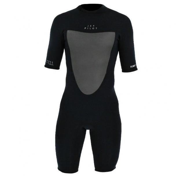 221280 Гидрокостюм мужской короткий Jetpilot Flight 2X2 BZ Springsuit black/black  - Аритикул 221280-M - Фото 1