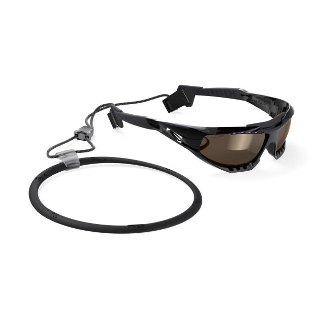 Спортивные очки LiP Surg/ Gloss Black -Black / PC Polarized / Brown Len - Аритикул 762745-black - Фото 8