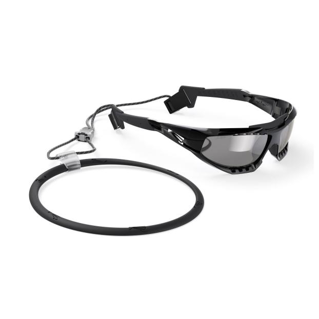 Спортивные очки LiP Surge / Gloss Black - Black / PC Polarized / Levanté Series Chroma Smoke - Аритикул 762747-black - Фото 8