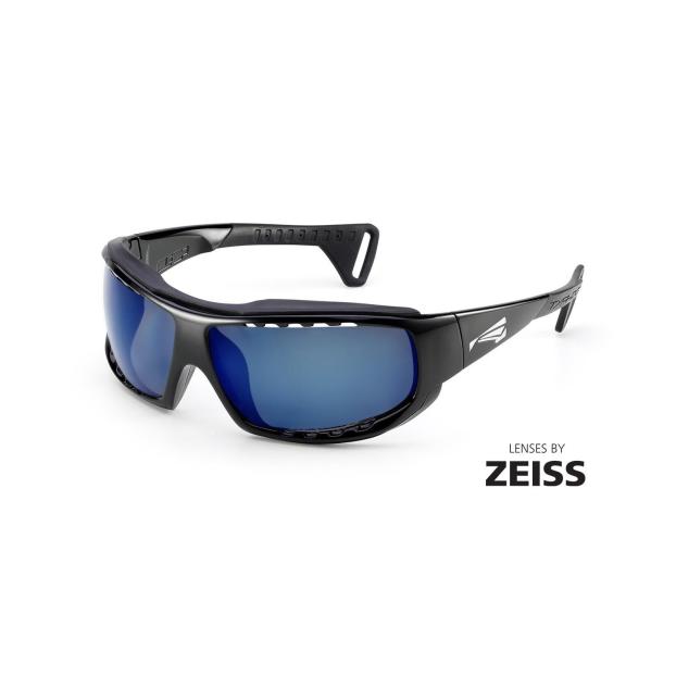 Спортивные очки LiP Typhoon / Gloss Black -Black / Zeiss / PA Polarized / Gun Blue Lens (STD) - Аритикул 762305-Gun Blue Lens - Фото 1
