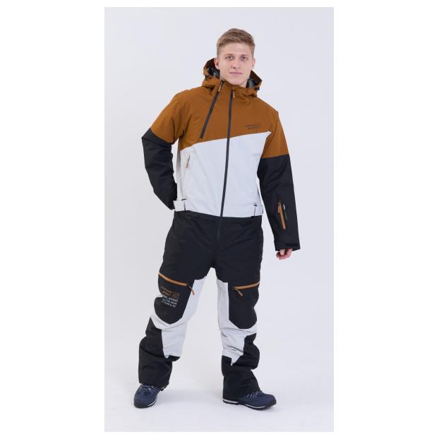МУЖСКОЙ СНОУБОРДИЧЕСКИЙ КОМБИНЕЗОН RUNNING SPORT - Аритикул 8892-grey-XL - Фото 115