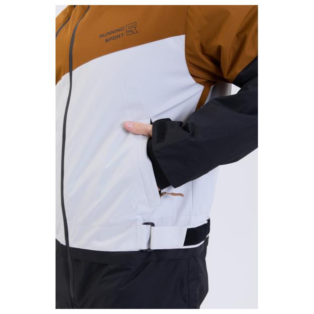 МУЖСКОЙ СНОУБОРДИЧЕСКИЙ КОМБИНЕЗОН RUNNING SPORT - Аритикул 8892-grey-XL - Фото 121
