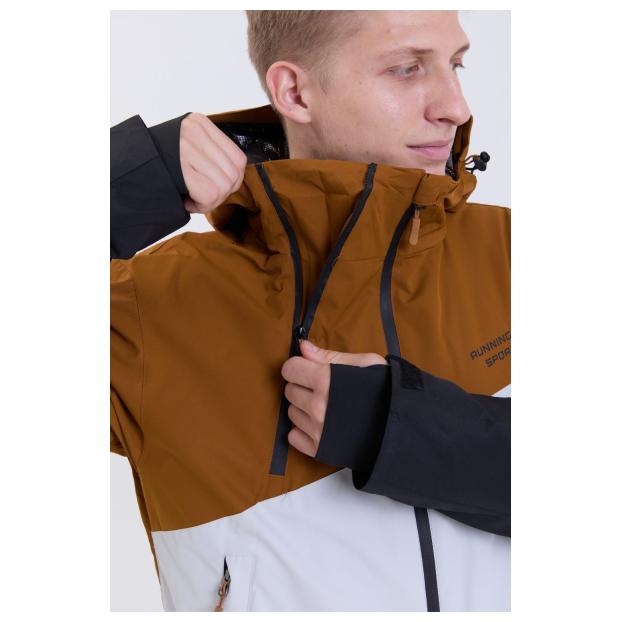 МУЖСКОЙ СНОУБОРДИЧЕСКИЙ КОМБИНЕЗОН RUNNING SPORT - Аритикул 8892-grey-XL - Фото 125