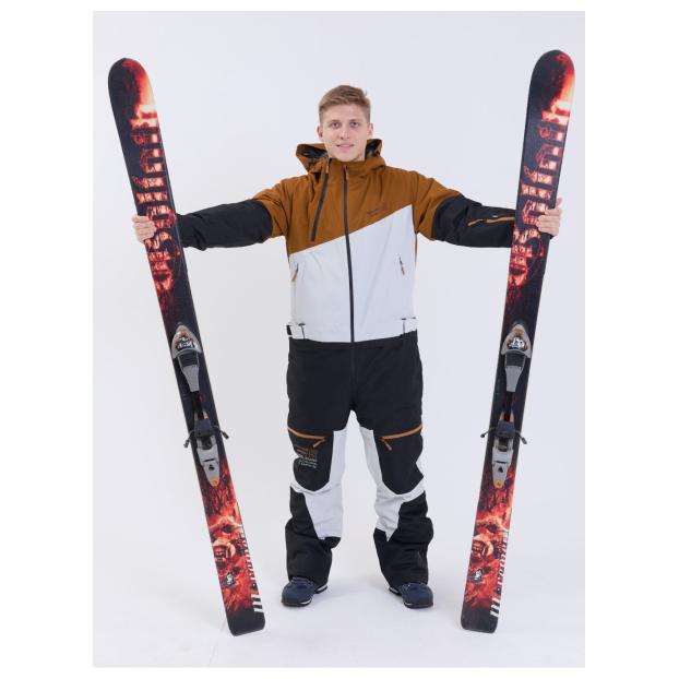 МУЖСКОЙ СНОУБОРДИЧЕСКИЙ КОМБИНЕЗОН RUNNING SPORT - Аритикул 8892-grey-XL - Фото 127