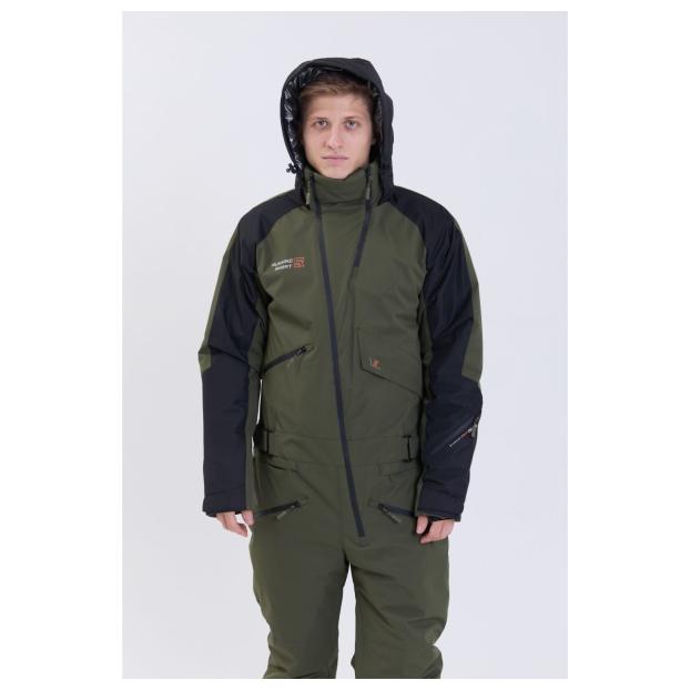 МУЖСКОЙ СНОУБОРДИЧЕСКИЙ КОМБИНЕЗОН RUNNING SPORT - Аритикул 8892-grey-XL - Фото 100