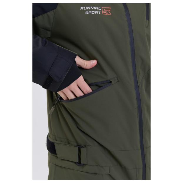 МУЖСКОЙ СНОУБОРДИЧЕСКИЙ КОМБИНЕЗОН RUNNING SPORT - Аритикул 8892-grey-XL - Фото 107