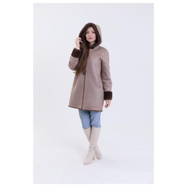 Шуба женская двусторонняя VITIA  - Аритикул A1528-5-3XL - Фото 17