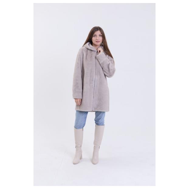 Шуба женская двусторонняя VITIA  - Аритикул A1528-5-3XL - Фото 21
