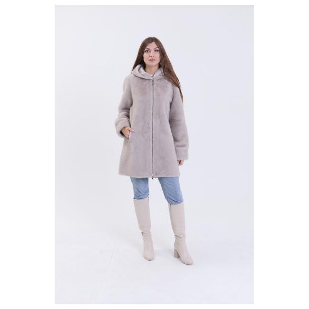 Шуба женская двусторонняя VITIA  - Аритикул A1528-5-3XL - Фото 22