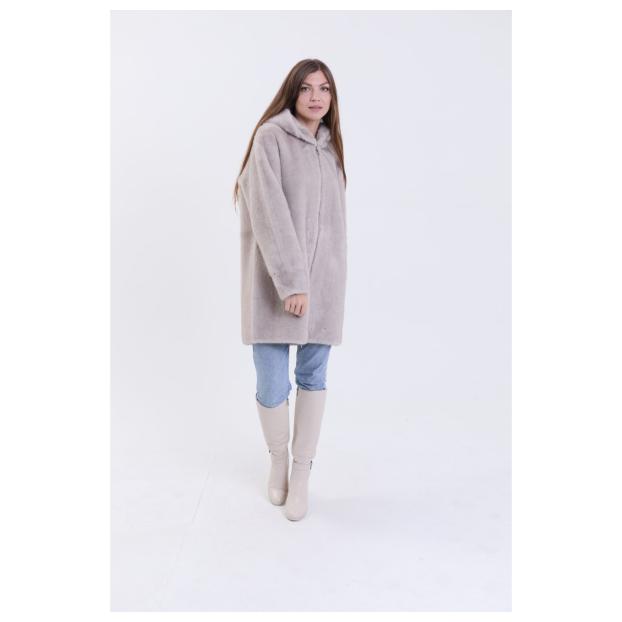 Шуба женская двусторонняя VITIA  - Аритикул A1528-5-3XL - Фото 23
