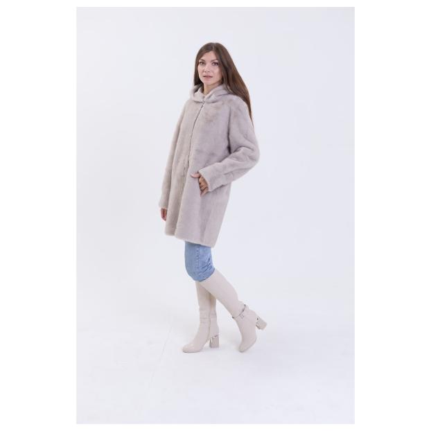 Шуба женская двусторонняя VITIA  - Аритикул A1528-5-3XL - Фото 24