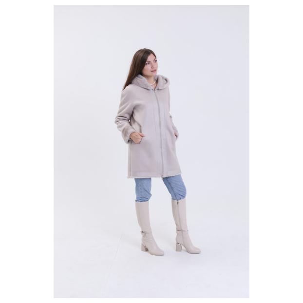 Шуба женская двусторонняя VITIA  - Аритикул A1528-5-3XL - Фото 32