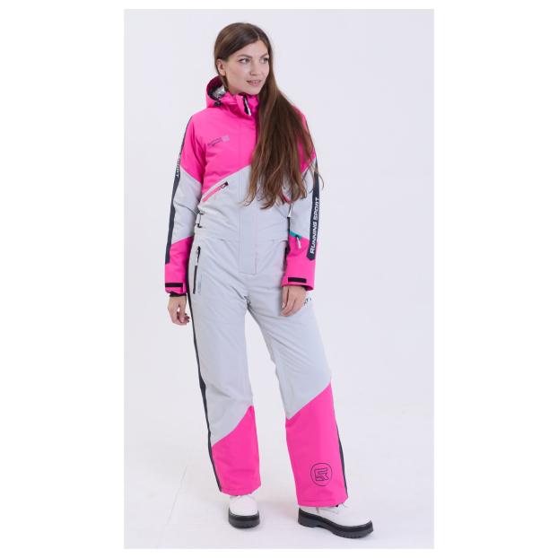 ЖЕНСКИЙ СНОУБОРДИЧЕСКИЙ КОМБИНЕЗОН RUNNING SPORT - Аритикул 8895-1-сиреневый-XL - Фото 21