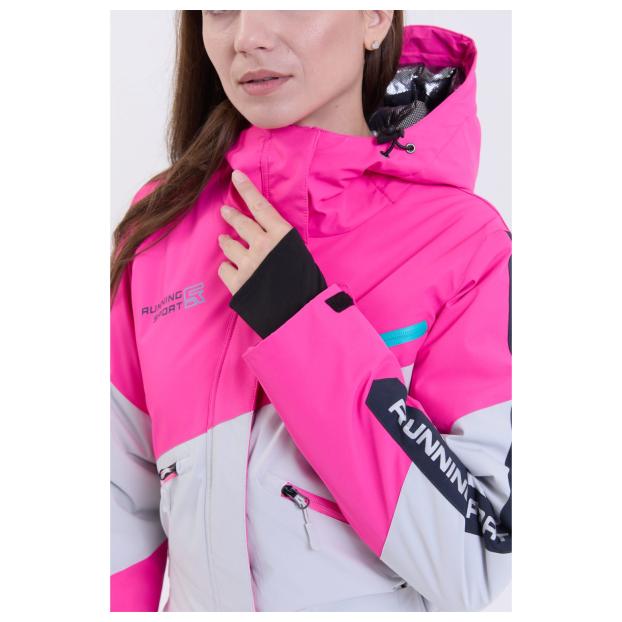 ЖЕНСКИЙ СНОУБОРДИЧЕСКИЙ КОМБИНЕЗОН RUNNING SPORT - Аритикул 8895-1-сиреневый-XL - Фото 27