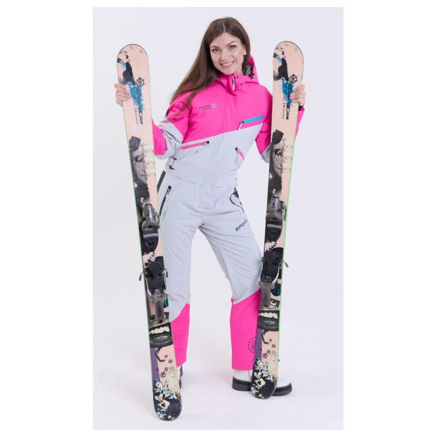 ЖЕНСКИЙ СНОУБОРДИЧЕСКИЙ КОМБИНЕЗОН RUNNING SPORT - Аритикул 8895-1-сиреневый-XL - Фото 30